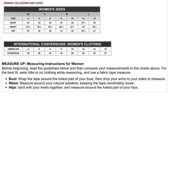 ARMANI Collezioni Button Front Shoulder Pads Collar Jacket size 38 - Picture 9 of 9